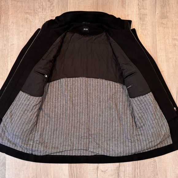 Hugo Boss Virgin Wool & Cashmere Relaxed Fit Coat - Picture 7 of 15